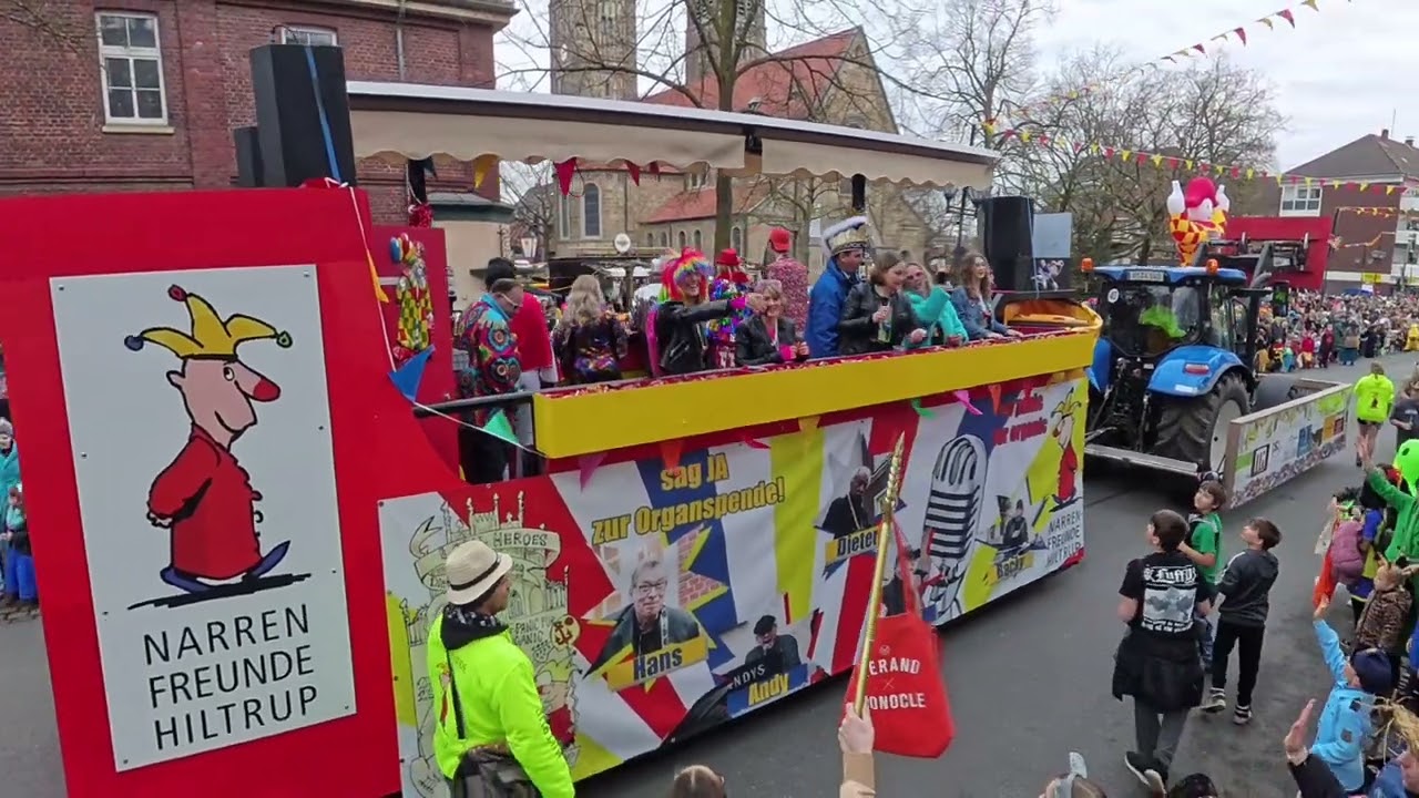 Karnevalsumzug 2025 Münster-Hiltrup 🎭 Karneval Hiltrup | Highlights, Kostüme & Stimmung
