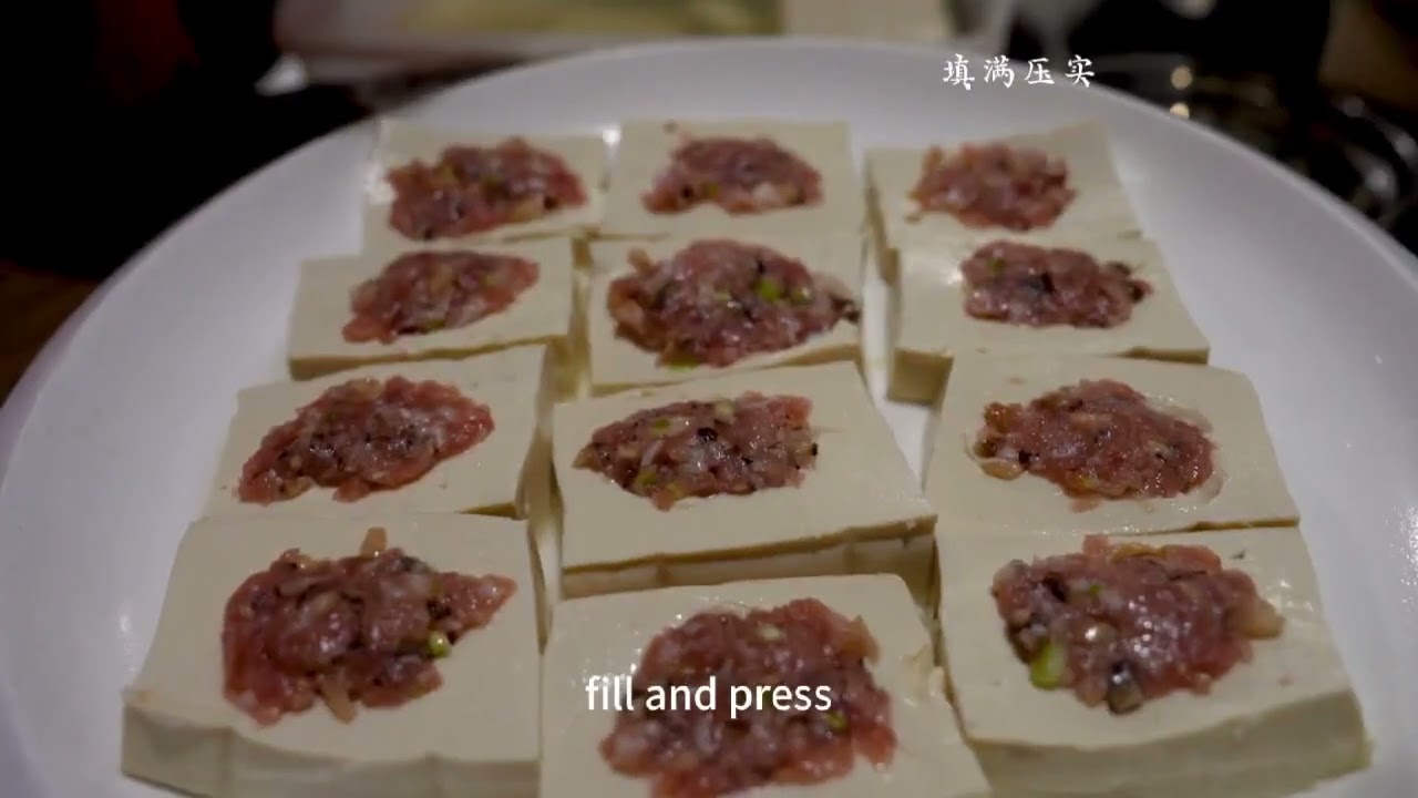 Stuffed tofu is one of the most representative Hakka foods #Jiangxi #China