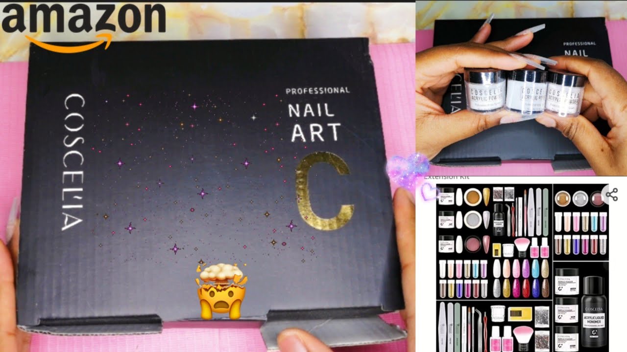 Testing COSCELIA Acrylic Kit - Acrylic for Beginners | Cheap Amazon KIt