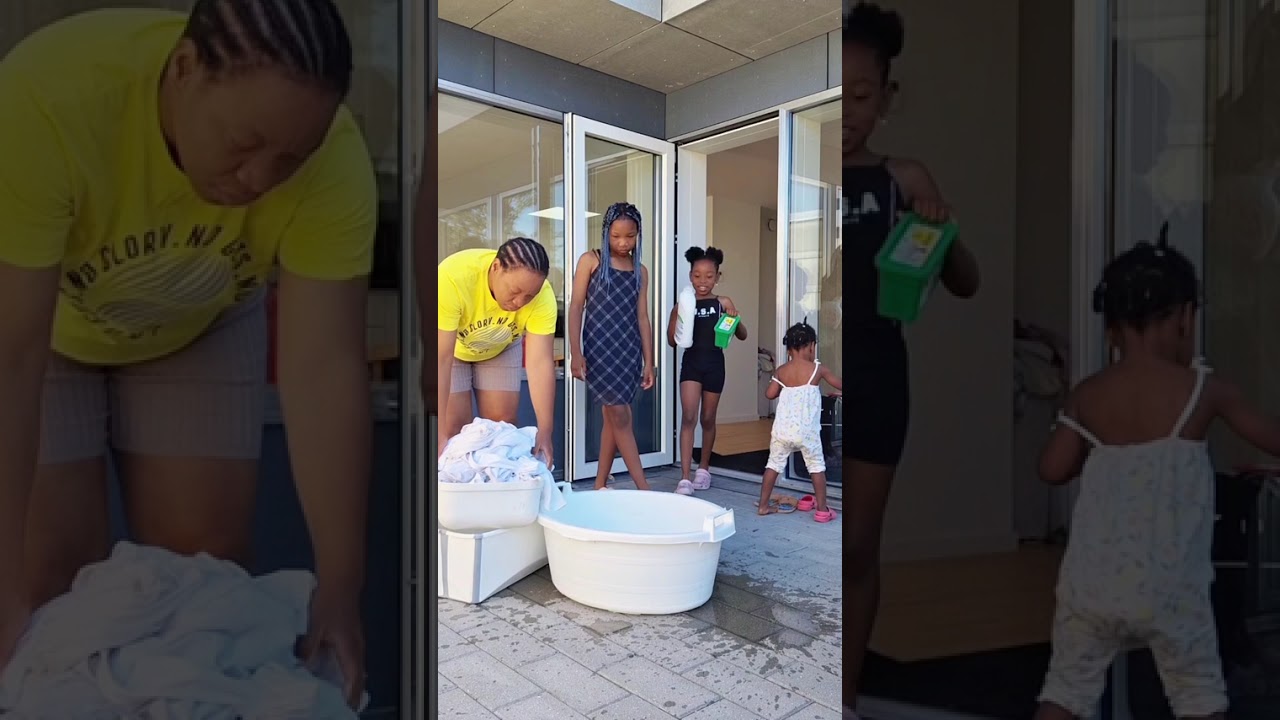 Teaching my Nigerian/ 🇳🇬 Europe 🇪🇺 children our lifestyle of doing this