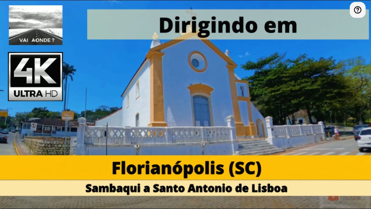 Florianópolis - Sambaqui a Santo Antônio de Lisboa - câmera 360 4K