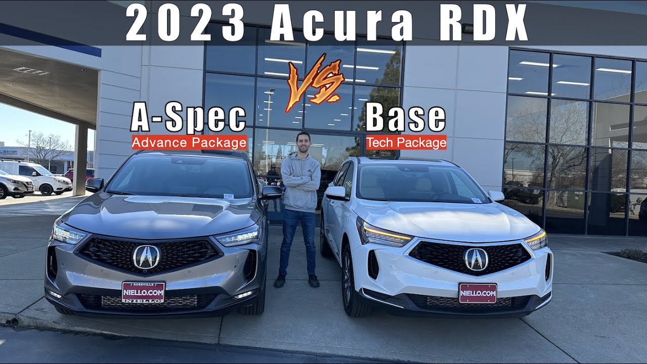Acura RDX A-Spec Advance 2023 года против Tech. Основные отличия!