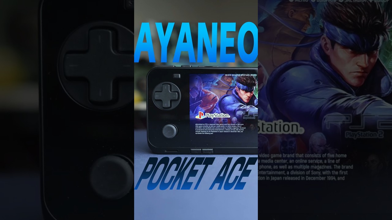 Ayaneo Pocket Ace - мощь снапдрагона в кармане 💪 #emulation #retrogaming #ayaneo #snapdragon
