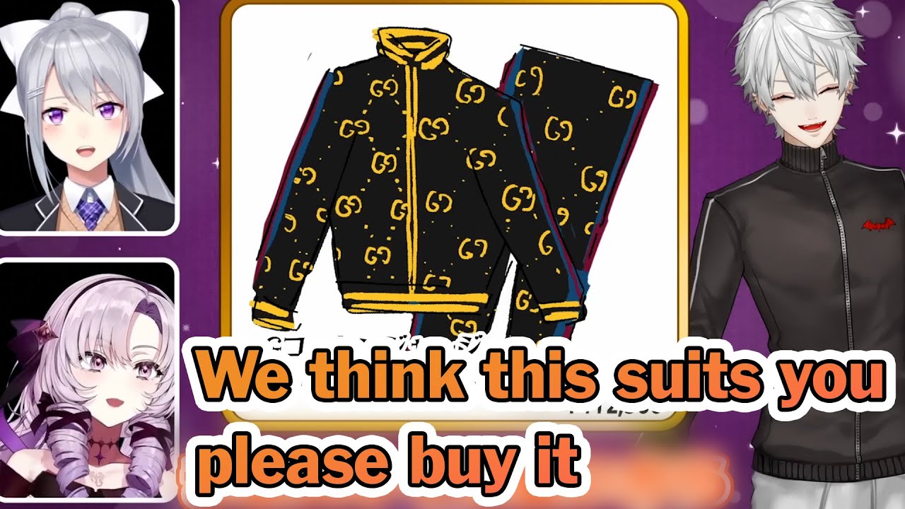 When Salome and deron convince Kuzuha to buy Gucci [Nijisanji/Eng sub]