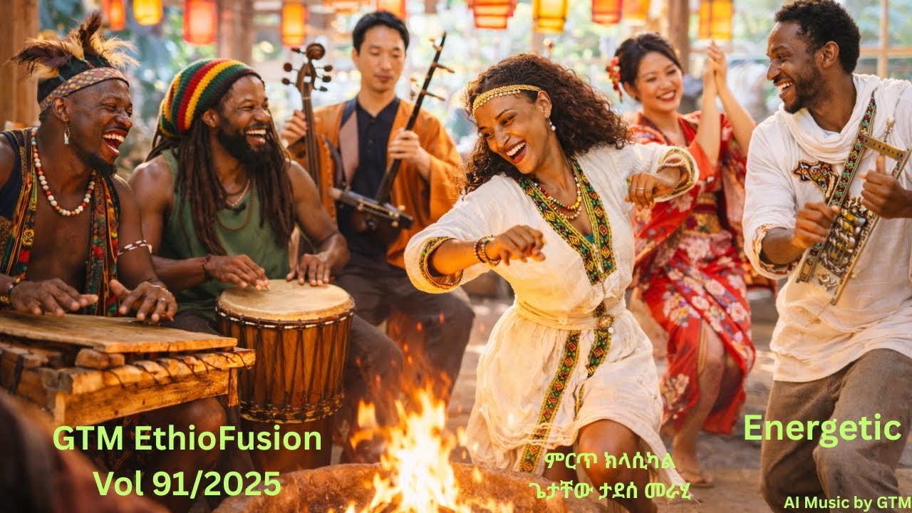 🟢🟡🔴 Energetic  World Fusion Dance Music | African &bull; Ethiopian &bull; Asian &bull; M. Eastern Rhythms Vol 91