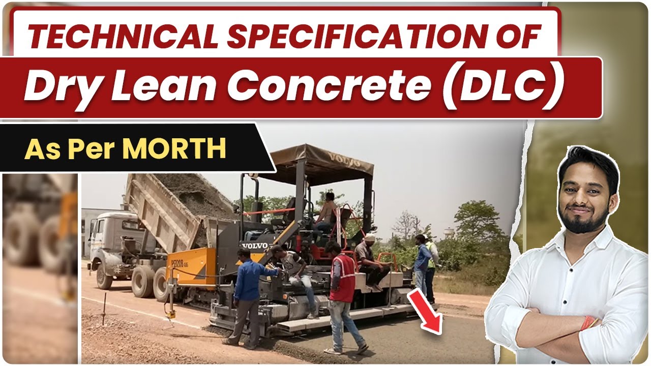 Technical Specifications of DLC (Dry Lean Concrete) | As per MORTH | Rigid Pavement Road