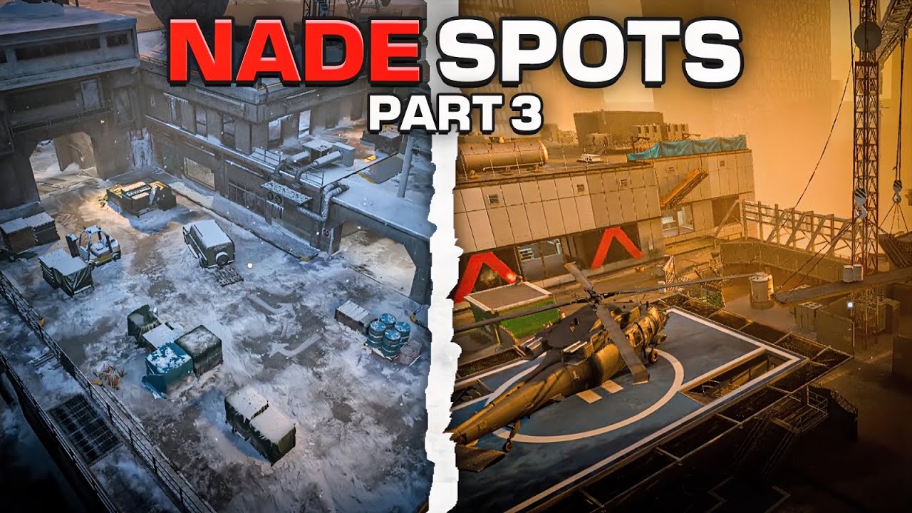 #1 PRO NADE SPOTS FOR MW3 RANKED PLAY! (Part 3)