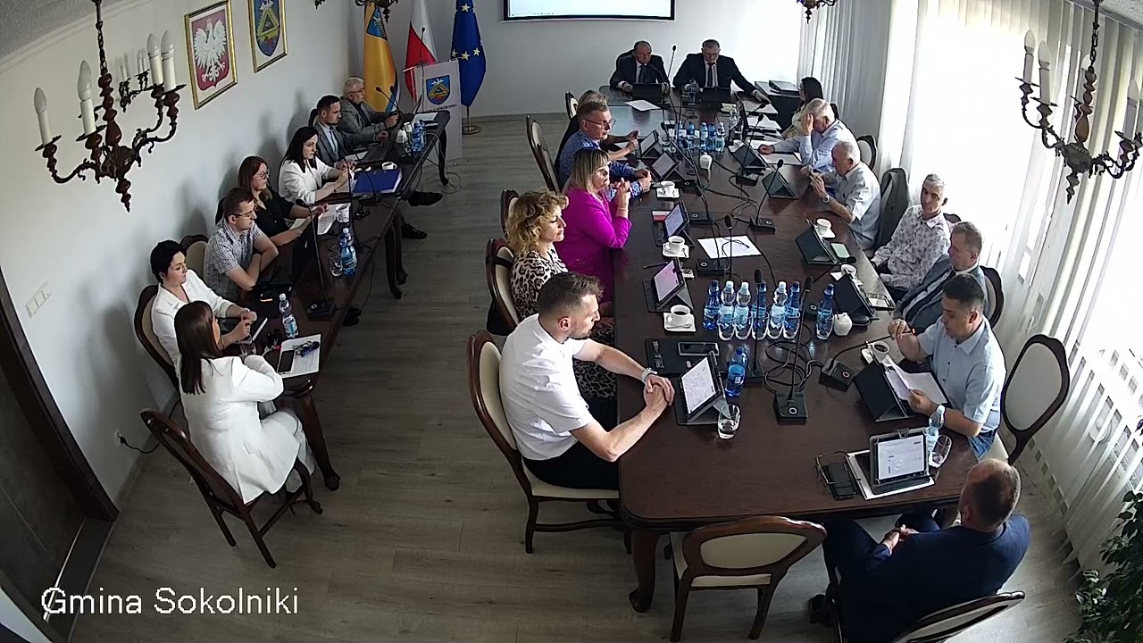 Nagranie z XII Sesji Rady Gminy Sokolniki - część 1
