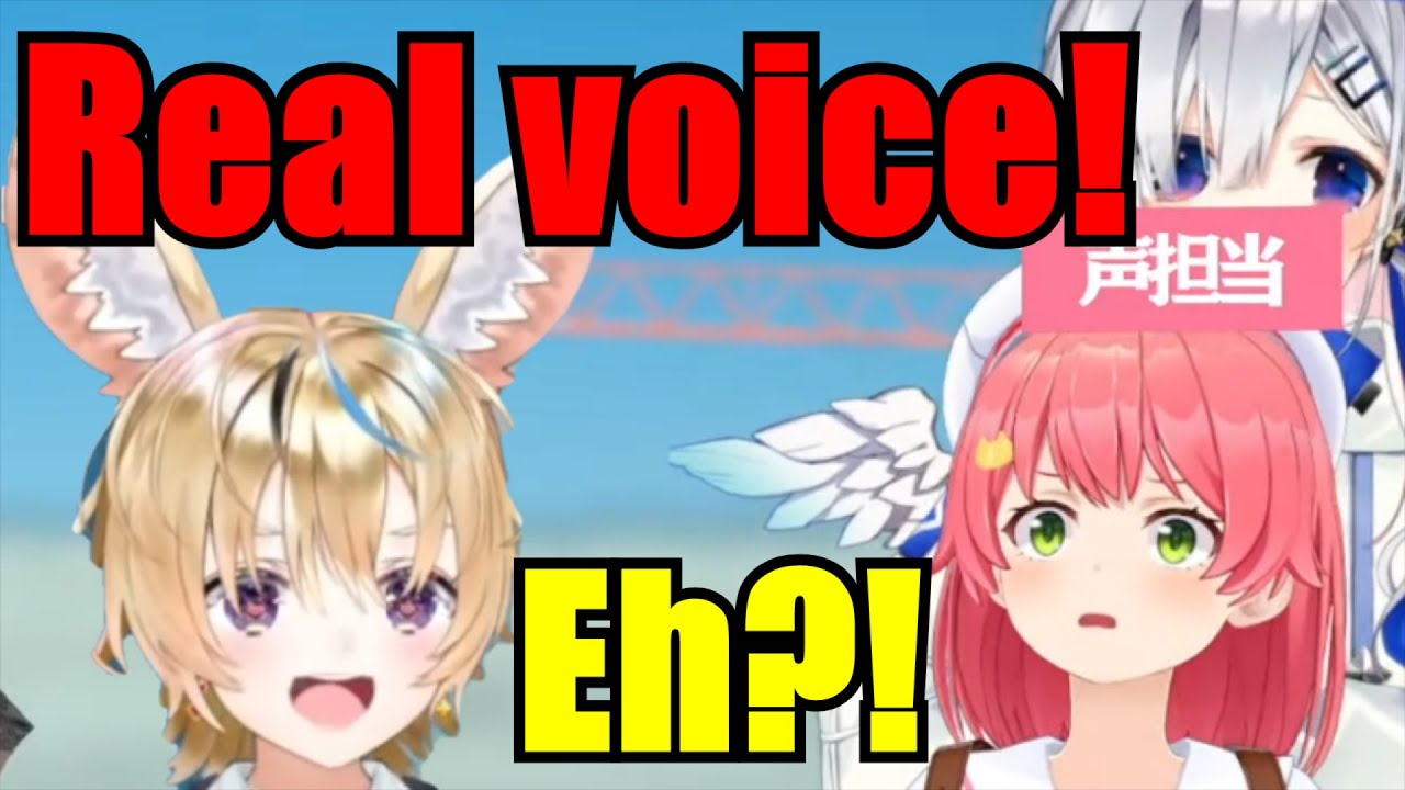 Kanata reveals Miko's real voice ft. Polka【Hololive | Eng Sub】
