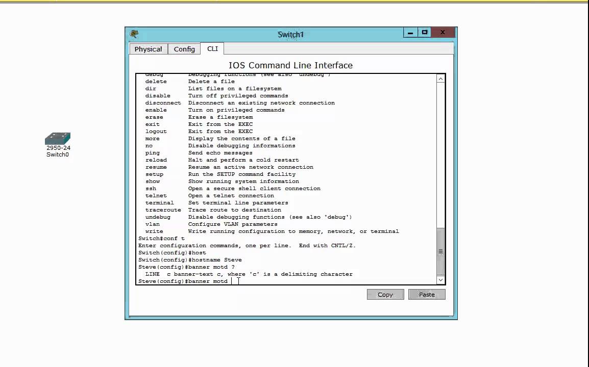 Tutorial 01 - Basic Cisco Switch Configuration