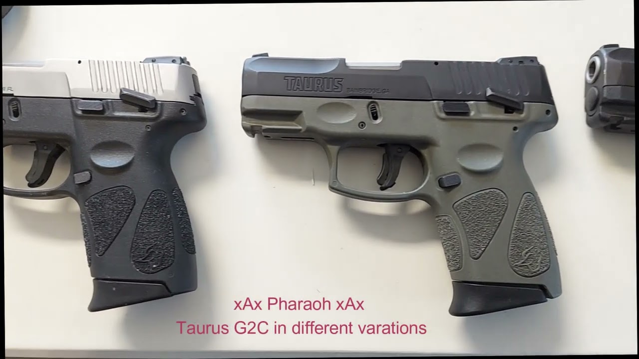 Taurus G2c Different Color Variations