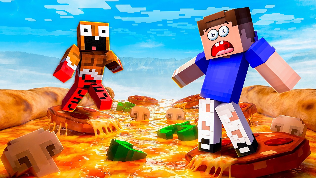 ПОЛ &mdash; ЭТО ПИЦЦА!😱 СЛОЖНЕЙШЕЕ ИСПЫТАНИЕ В МАЙНКРАФТ!