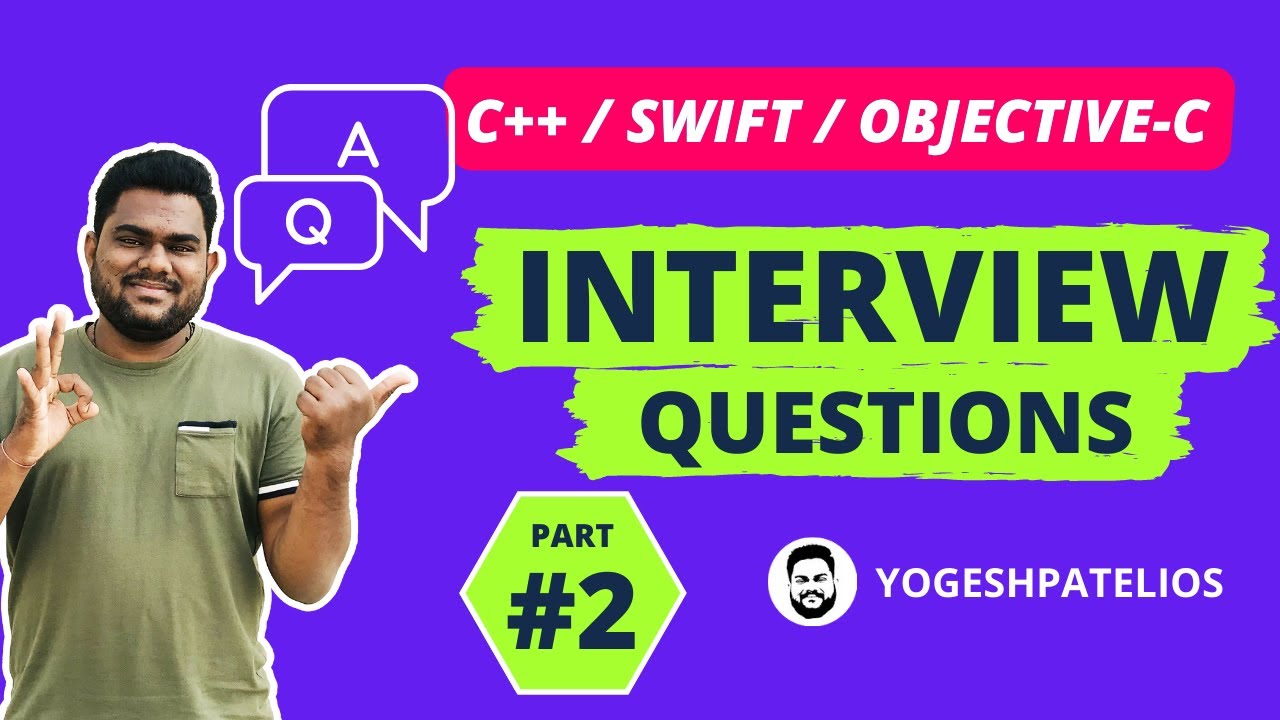 Swift 4 [Part - 2] : C++ And Swift | Objective C iOS | Interview Question And Answer Latest in Hindi