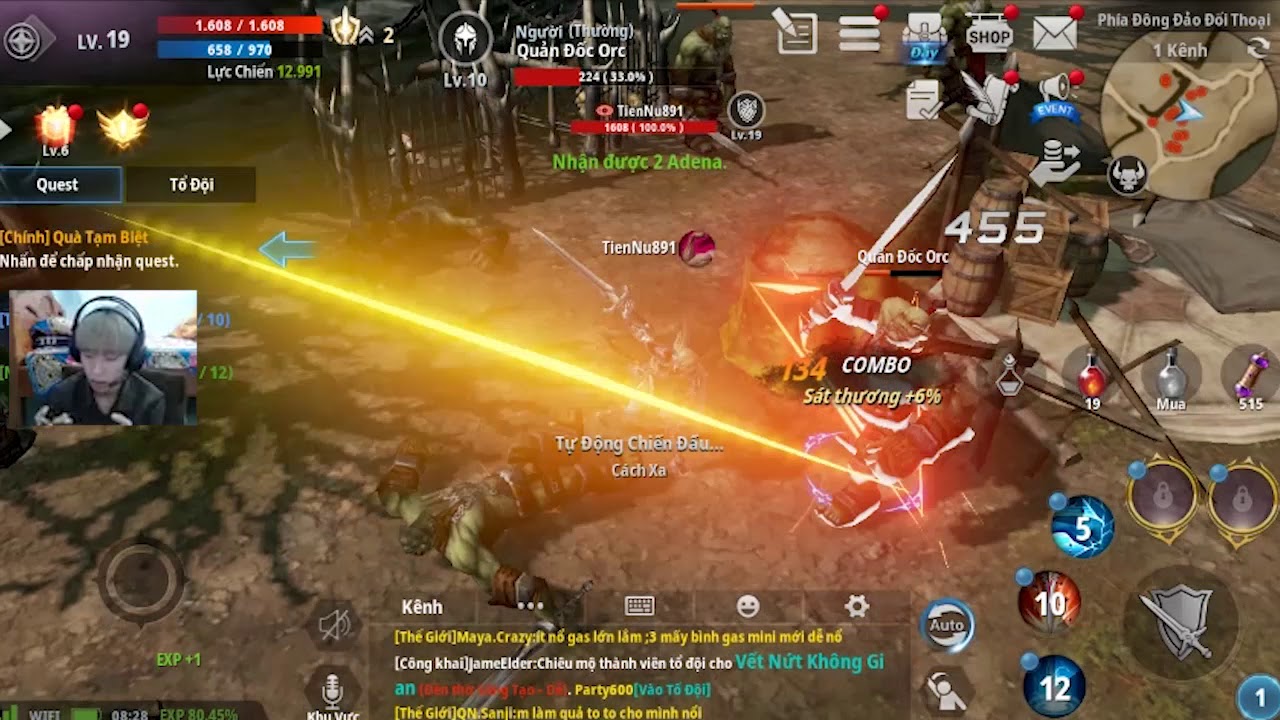 LINEAGE 2 REVOLUTION [DK KHI] Warrior Farm LV Increase Fast ! Come with me