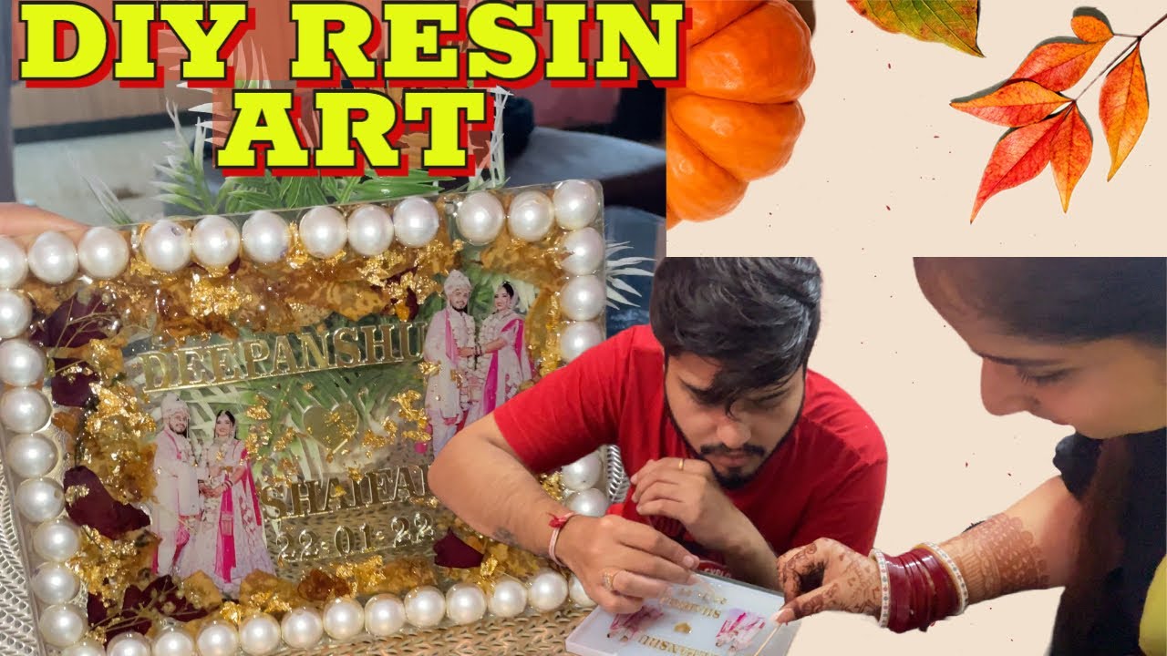 DIY RESIN ART |  We reserved our jaimala flowers by our own  | Shaifali Deepanshu Anand