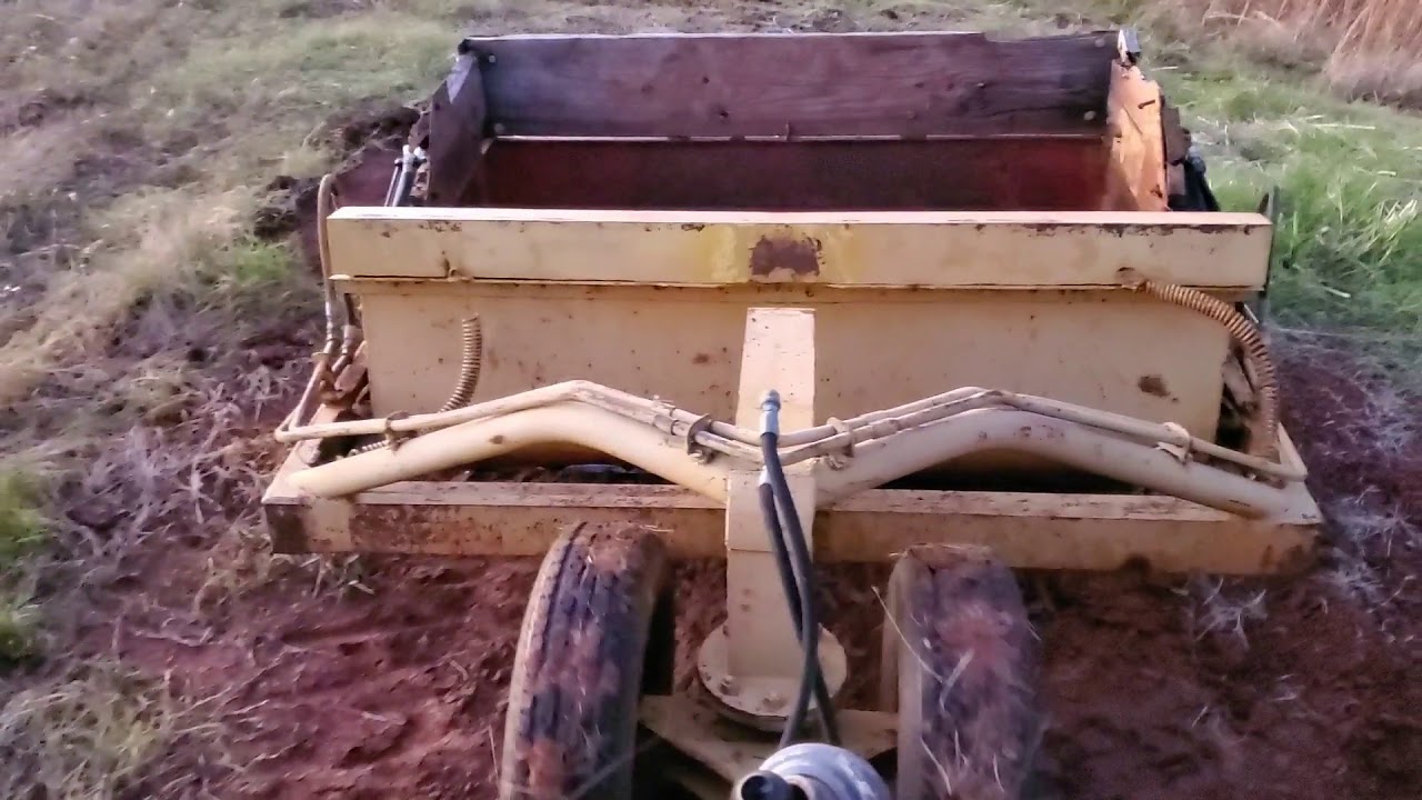 Kubota M5040 Pulling Scraper