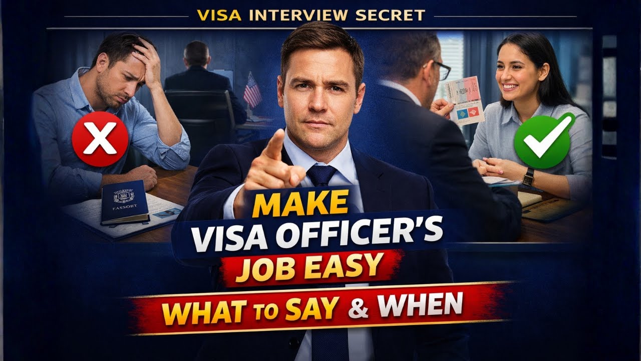 Make Visa Officer’s Job Easy | What to Say & When | Visa Interview Tips