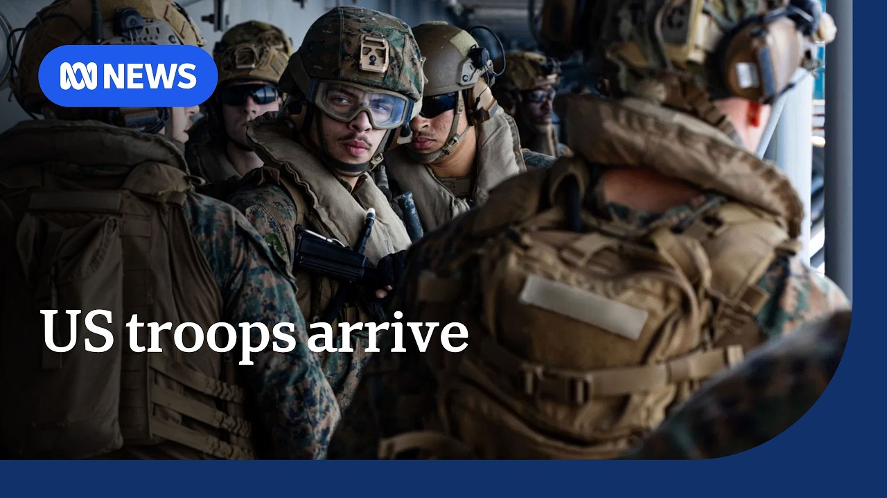 3,500 US Marines and sailors arrive in the Middle East | ABC NEWS