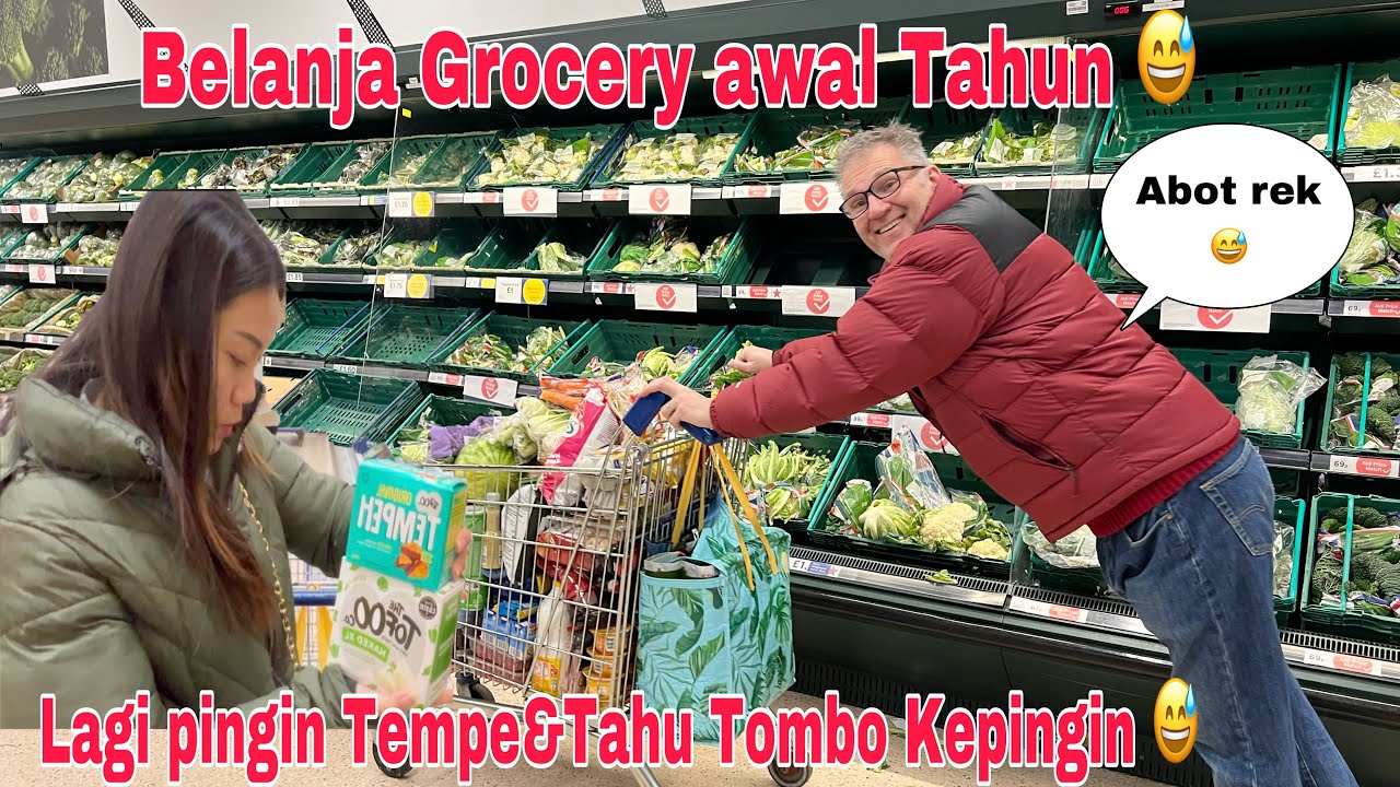 Belanja Groceries di Awal Tahun! Nemu tahu Tempe meskipun mahal di beli Tombo kepingin 😅