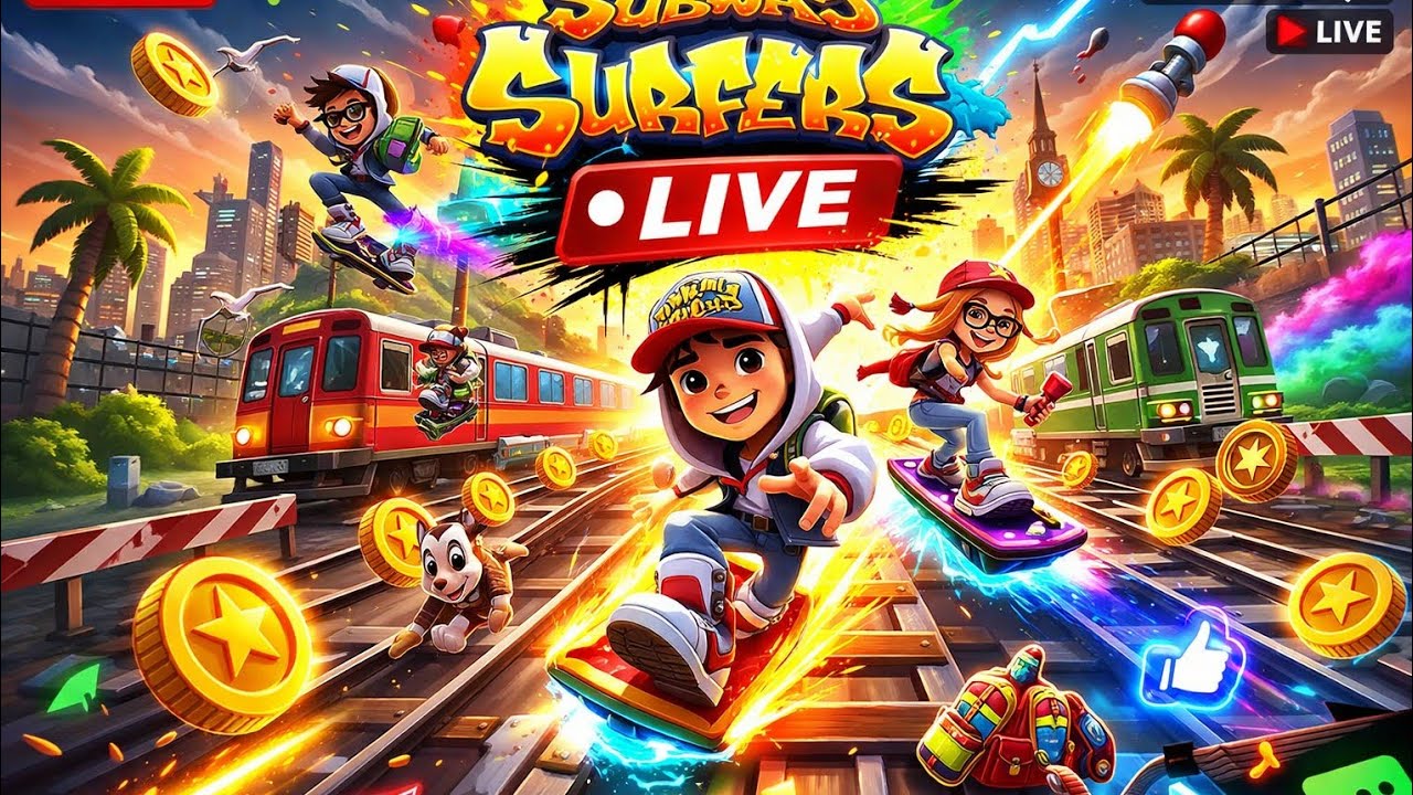 🔴 Subway Surfers LIVE | Endless Run High Score Challenge 🚄🔥