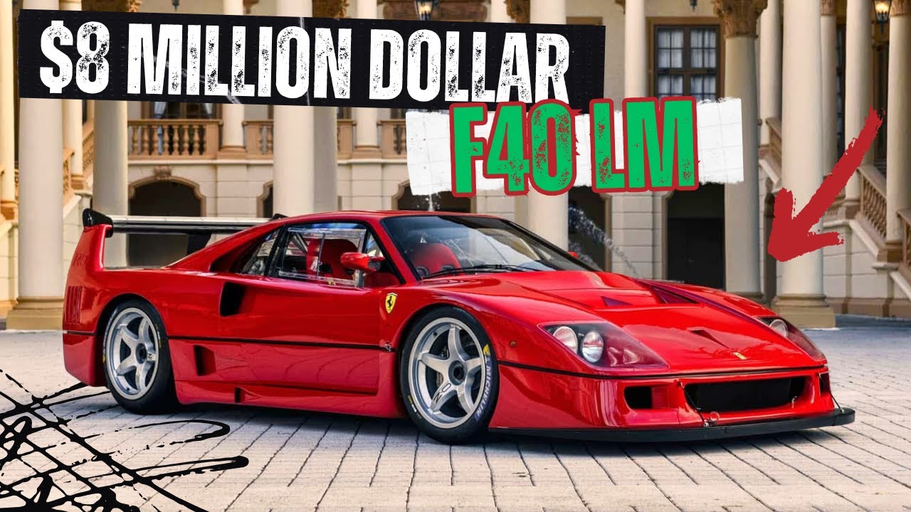 This Ferrari F40 LM Could Be One Of The Most Valuable Italian Horses Of All time