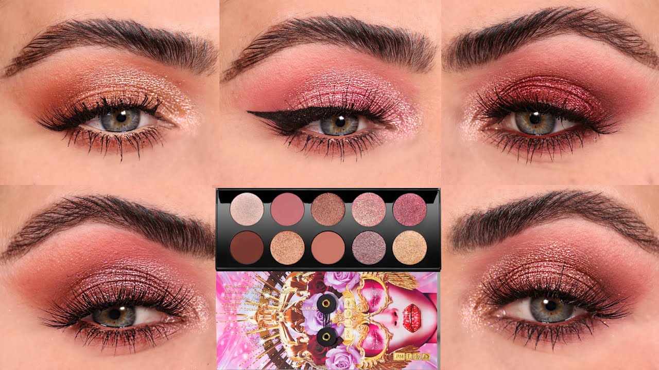 5 EYE LOOKS 1 PALETTE WITH PAT MCGRATH MOTHERSHIP XI SUNLIT SEDUCTION PALETTE! | PATTY