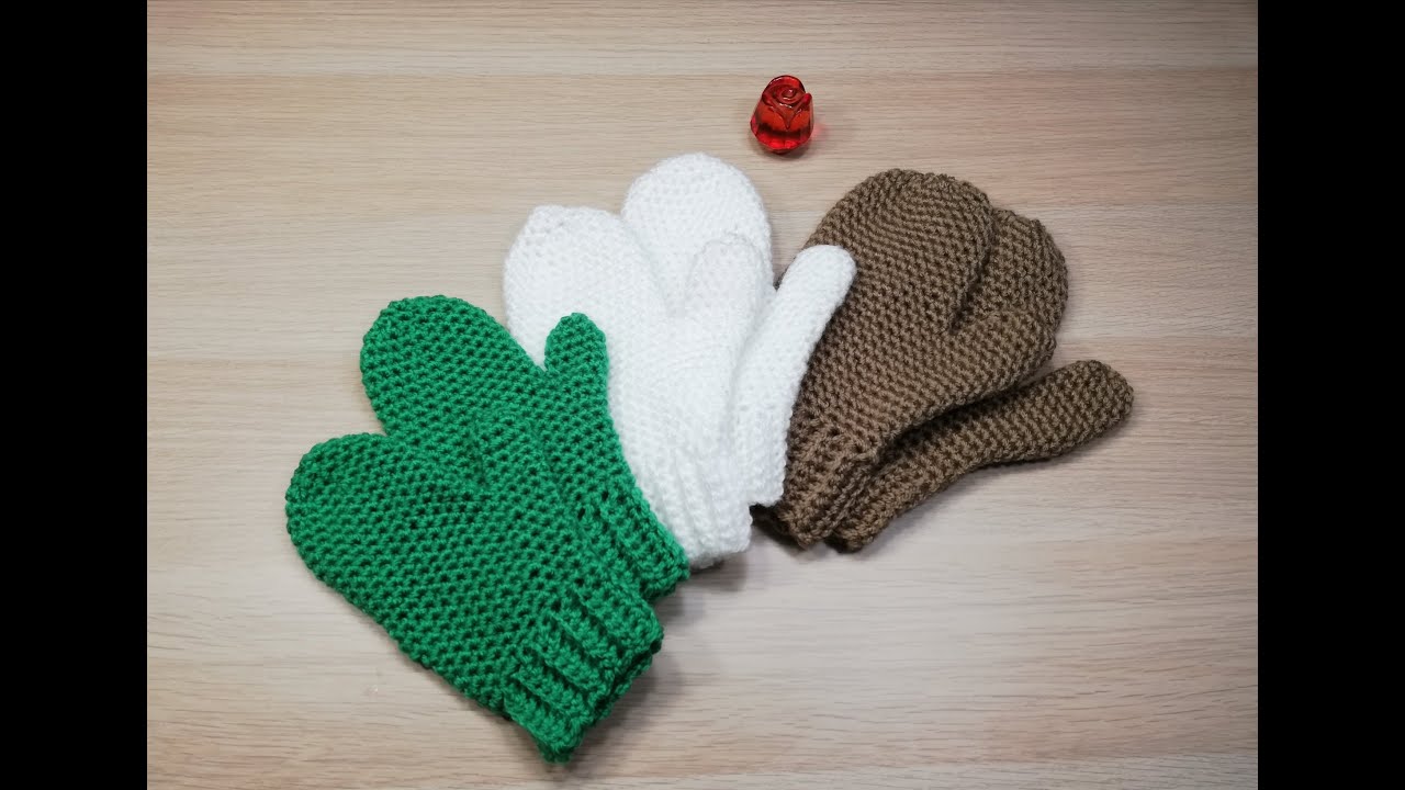 Como hacer mitones en crochet o ganchillo