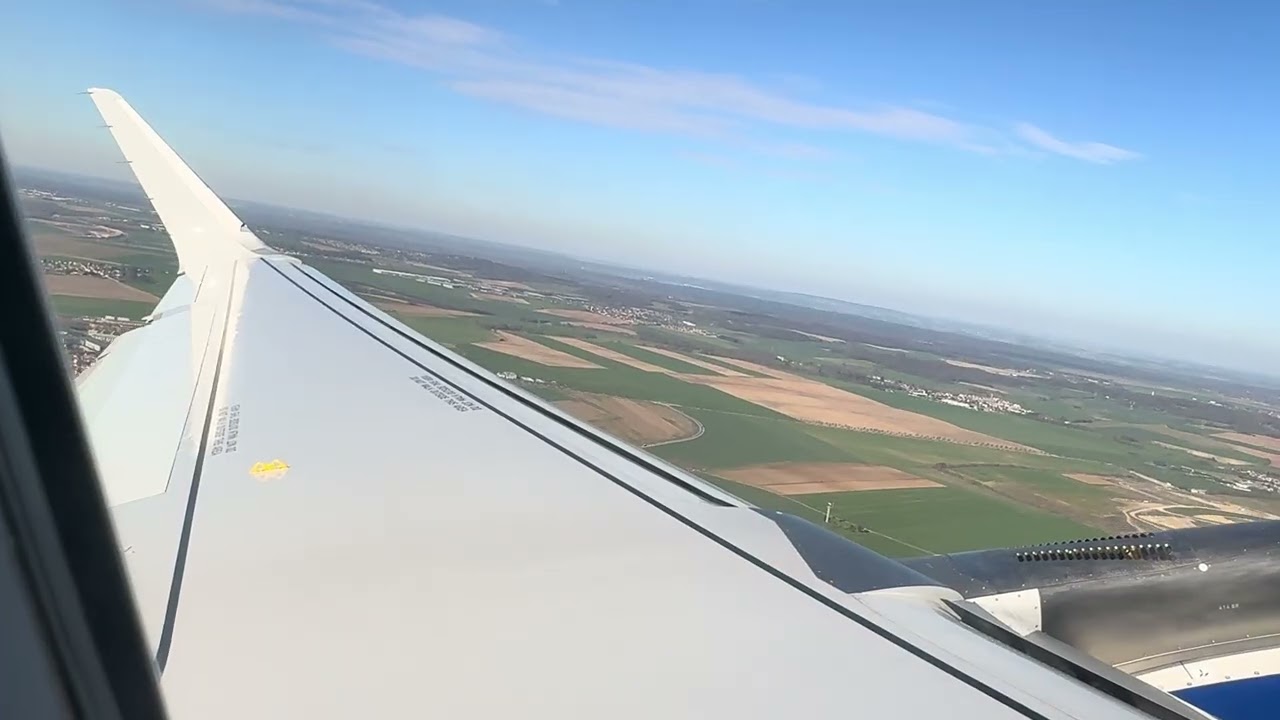 British Airways A321Neo takeoff - Paris Charles de Gaulle Airport