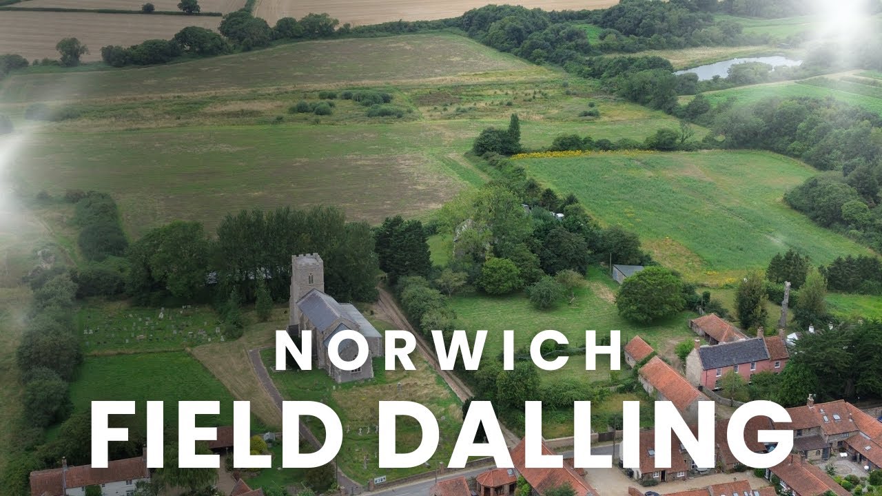 UK 🇬🇧 | Field Dalling, Norwich 4K Aerial Video