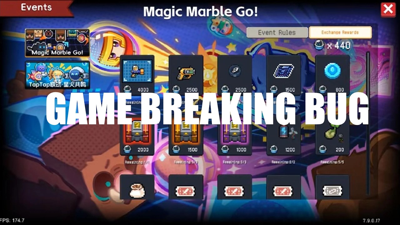 SOUL KNIGHT GAME BREAKING BUG ON MARBLES EVENT