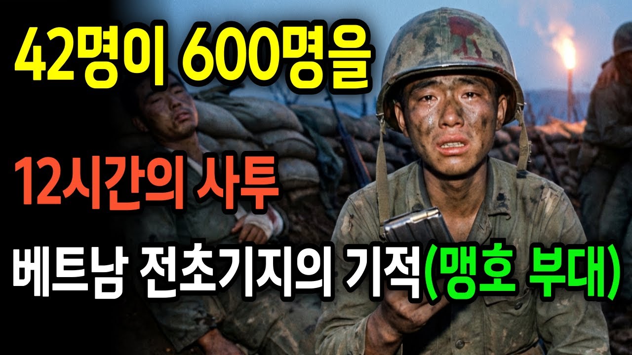 14배 열세, 42명이 600명을 막았습니다 - 베트남 전초기지의 기적ㅣ 베트남전 맹호부대 실화