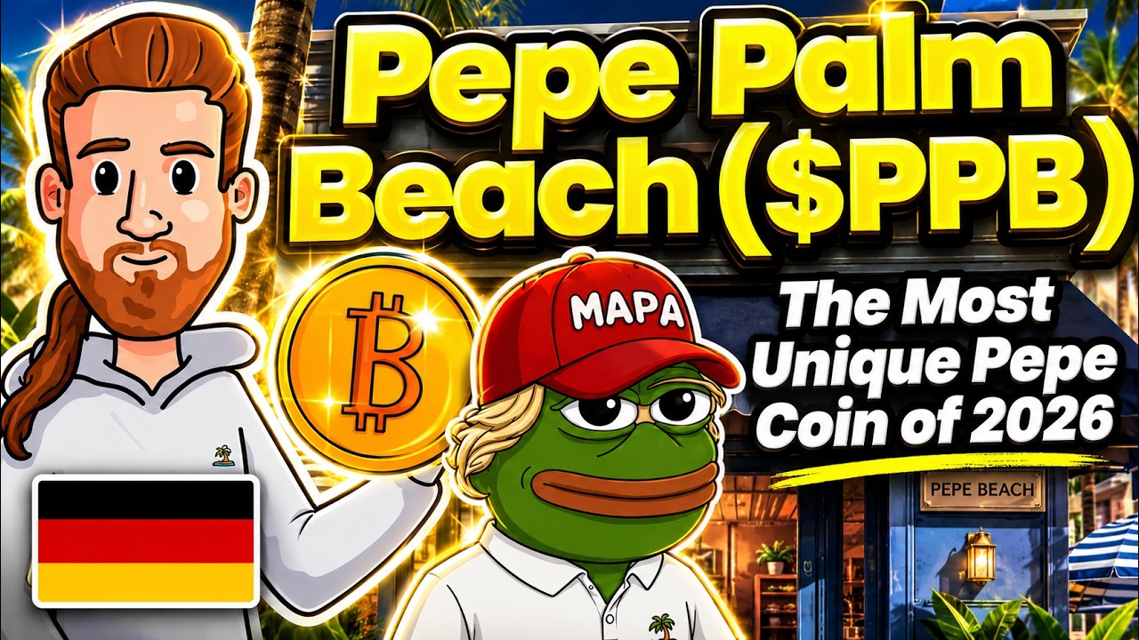 [DE] Das k&ouml;nnte der einzigartigste Pepe Coin 2026 sein | Pepe Palm Beach ($PPB)