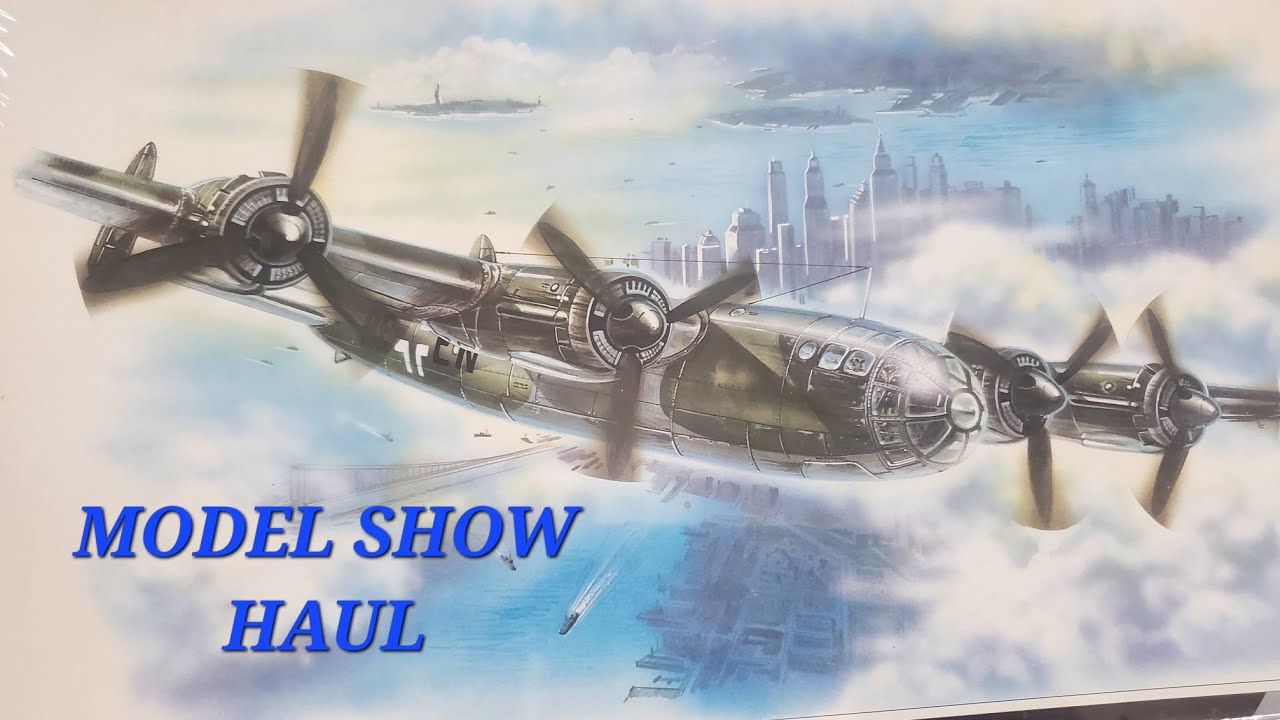 IPMS Model Show Haul: 1/72 Scale Aircraft, 1/48 Planes, 1/35 Tanks... Best Find ME-264 German Bomber