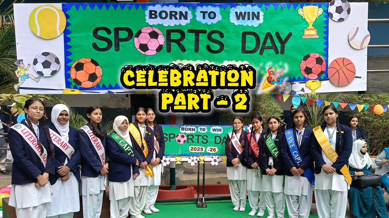 🏆Sports Day Celebration 2025🥇🥈🥉 Part-2✌️ Shibli National Girls Inter College Azamgarh #viral #video