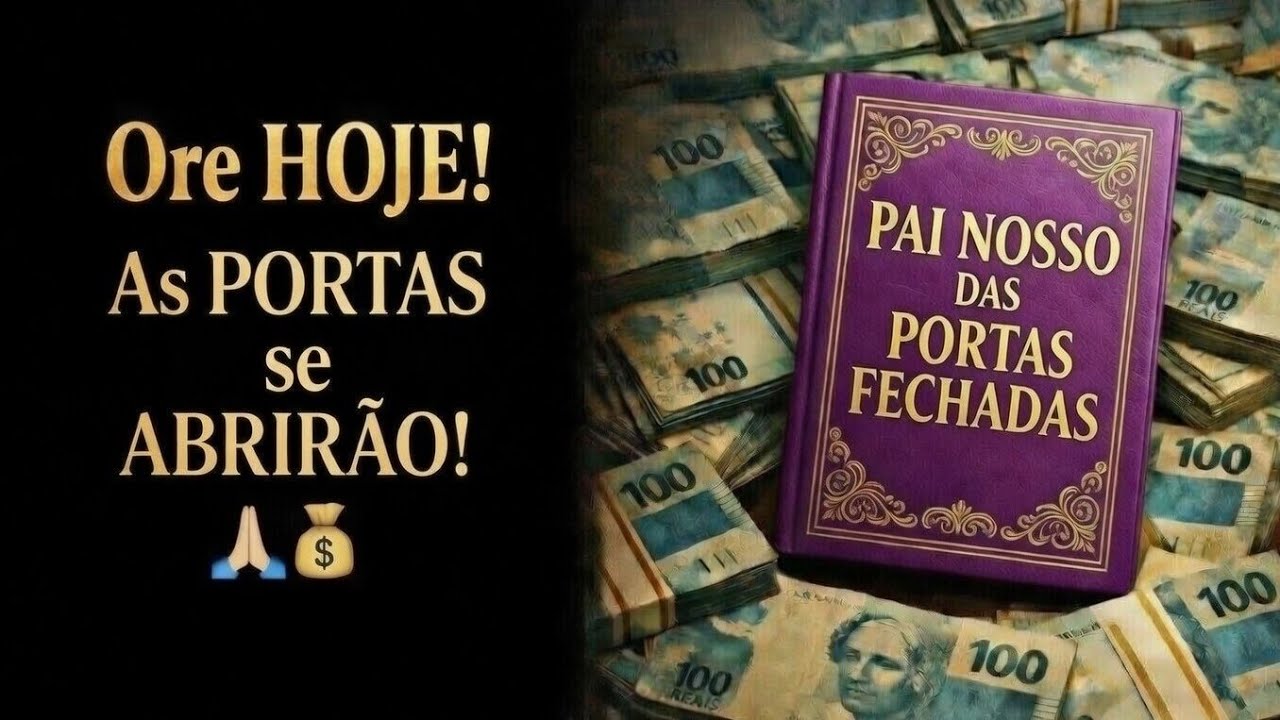 🔥💰 SÓ HOJE! Ore o PAI NOSSO DAS PORTAS TRANCADAS - SÓ FUNCIONA HOJE - Muito DINHEIRO HOJE