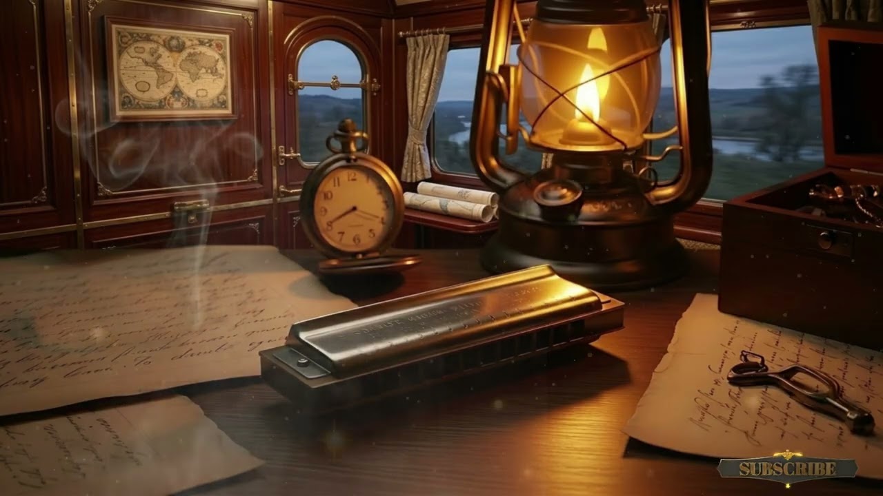 1 Hour Smoky Harmonica Blues | Deep Vintage Blues Mood