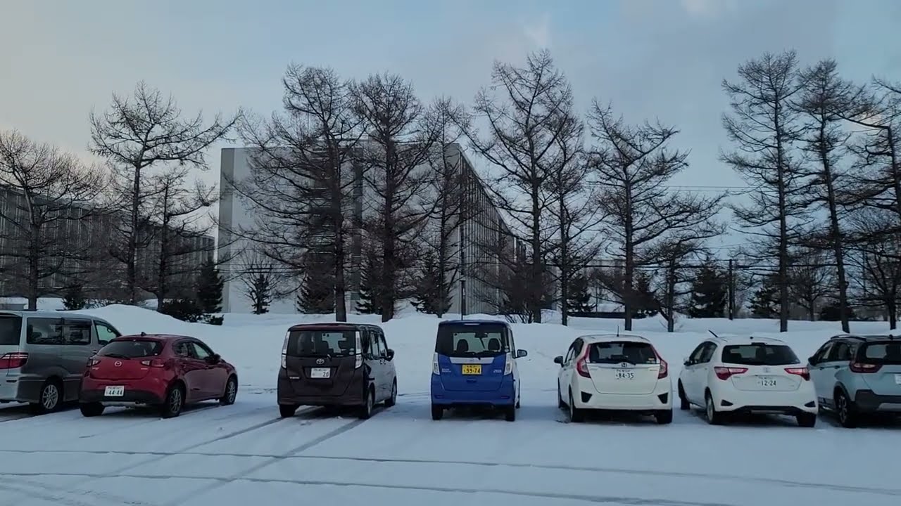 札幌市手稲区前田～新川通～大学西通～前田中央通～稲山通～科学大学第二駐車場　ドライブ　2026年2月