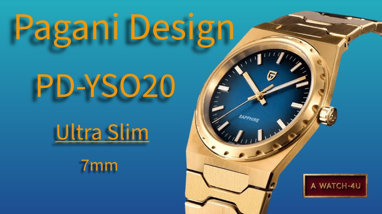 Pagani Design PD-YS020 GOLD/BLUE Variant... 7MM THICK