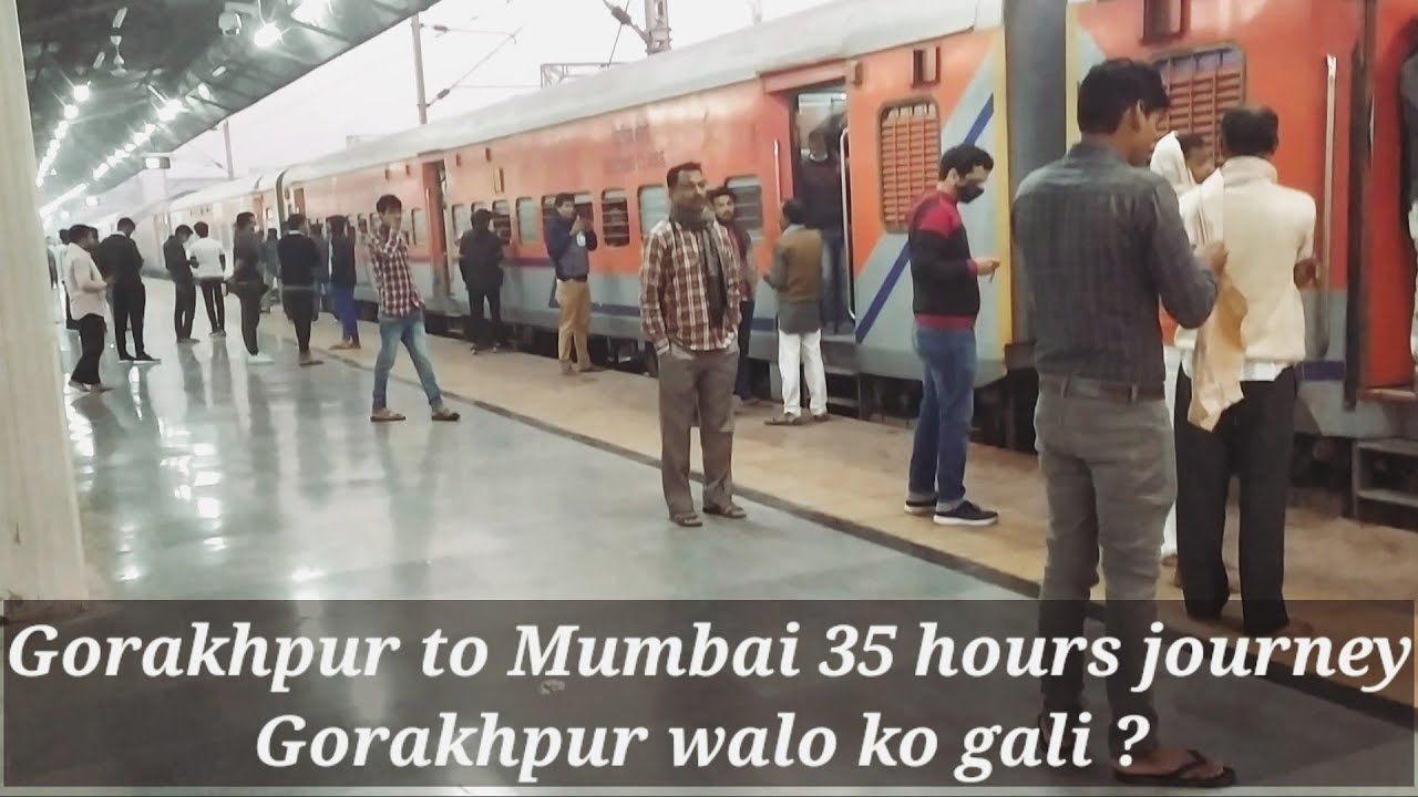 Gorakhpur to Mumbai Lomanya Tilak Terminus | Train No 20104 | Mumbai LTT Sant Kabir dham SF Express