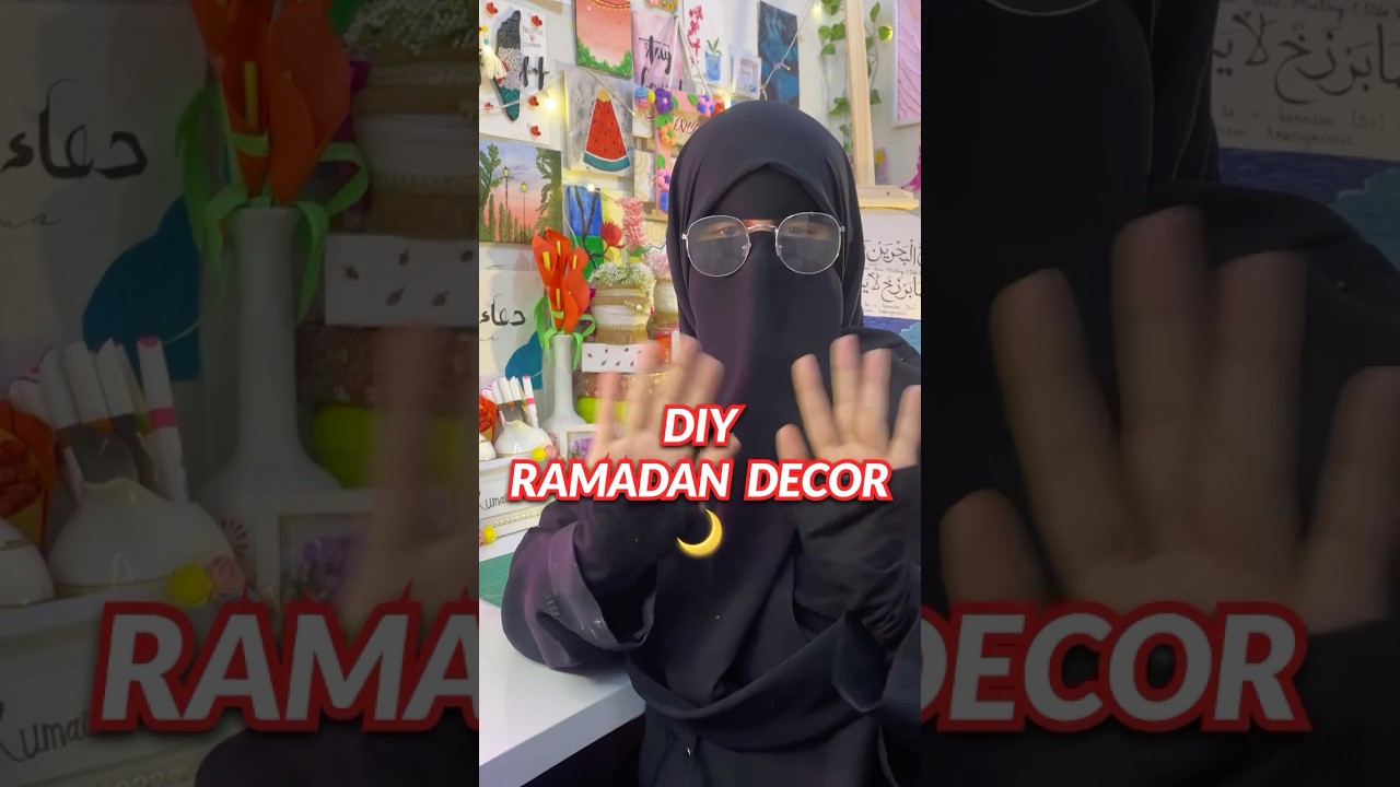 DIY Ramadan Decor 🌙😍