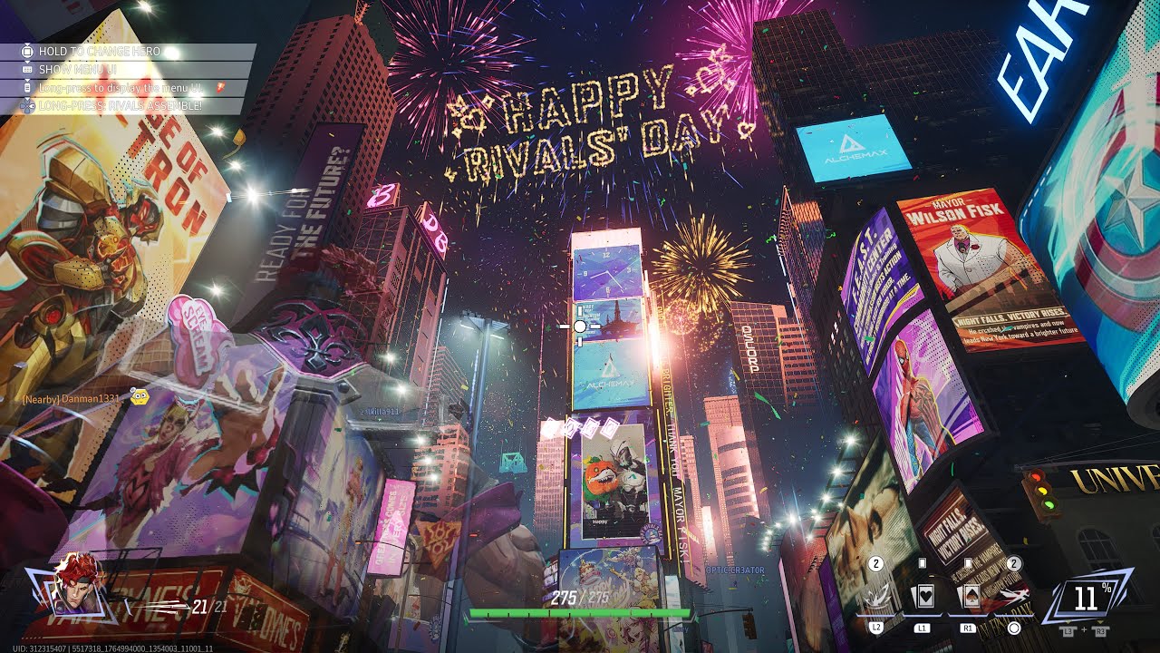 Marvel Rivals - PS5 - 5 сезон - День соперника - Отважный дайфуку Ван Дайна - 18 против 18 Анниги...