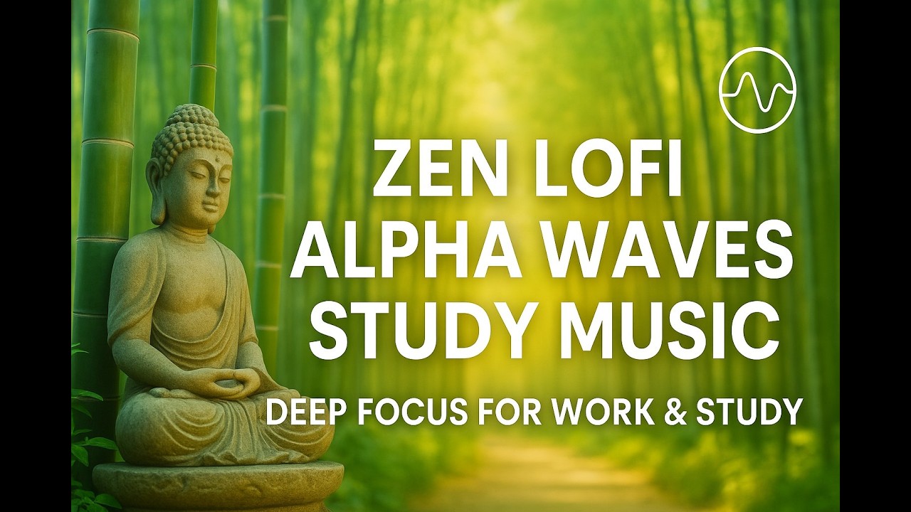 Zen Lofi Alpha Waves Study Music – Deep Focus For Work & Study