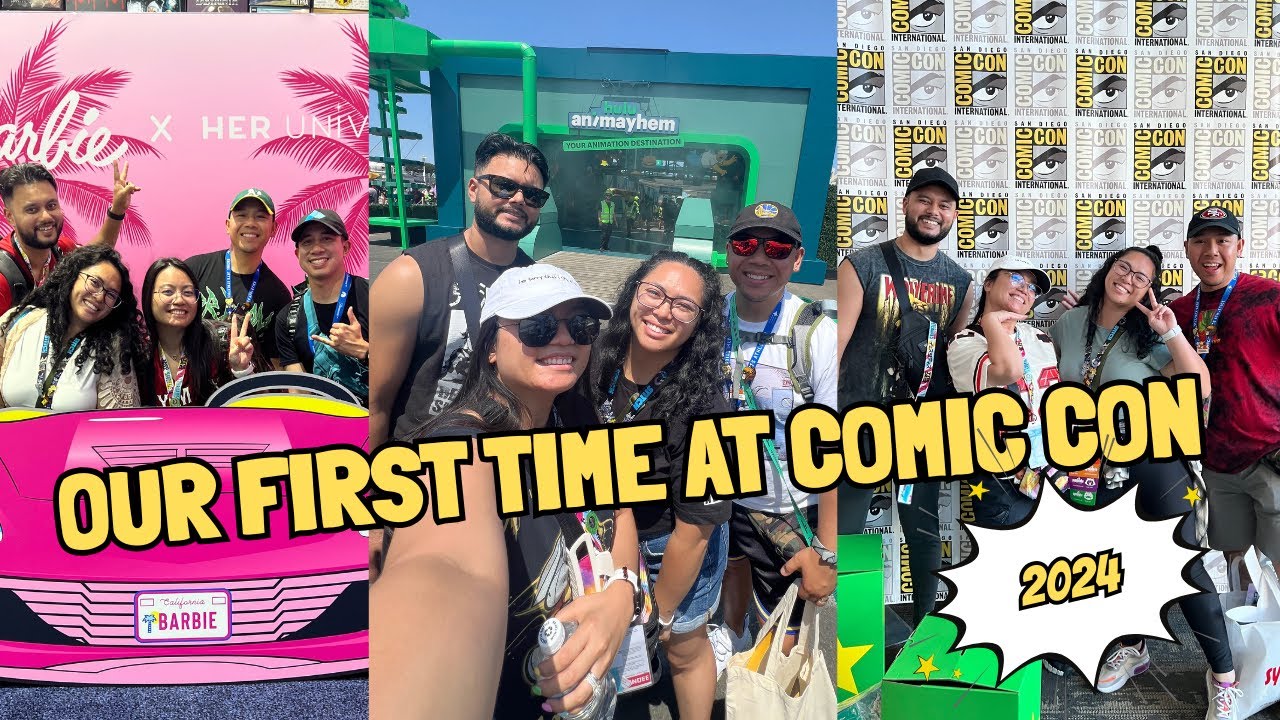 Our first time EVER at San Diego Comic Con 2024 | Vlog