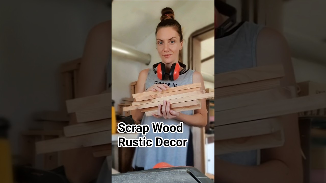 Scrap Wood Rustic Thanksgiving Decor | Easy Fall Decor 