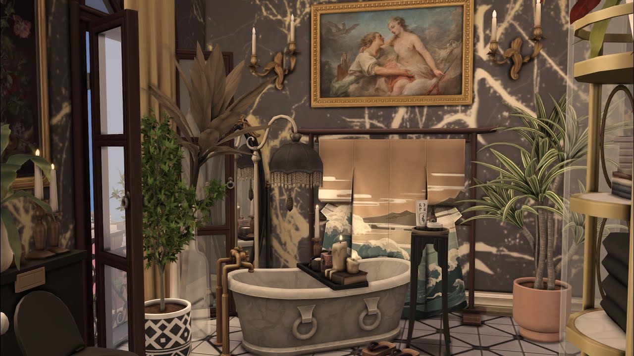 Von Teese Apartment | Sims 4 Speed Build | Maximalist & Eclectic