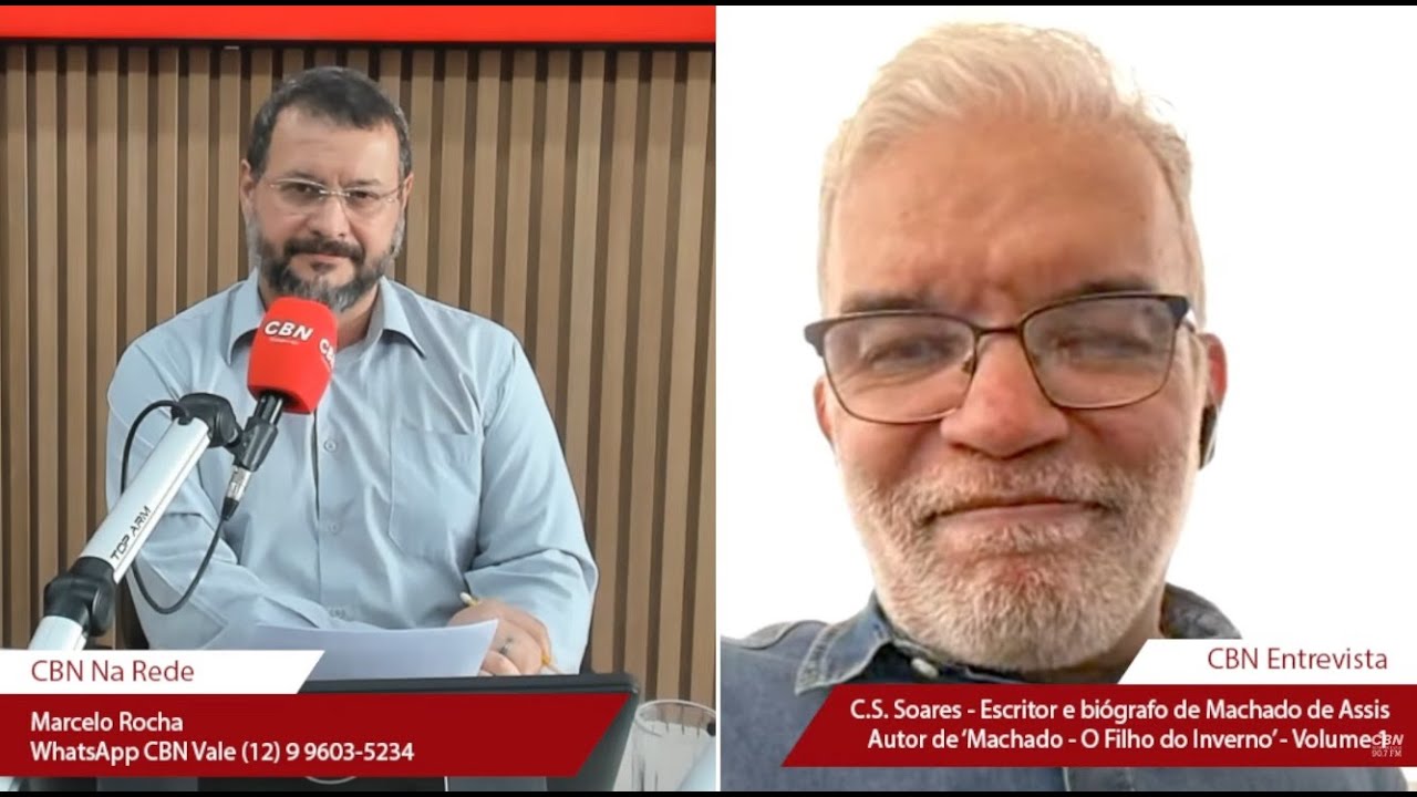 CBN Na Rede: C.S. Soares – Escritor e biógrafo de Machado de Assis #NoArNaCBNVale