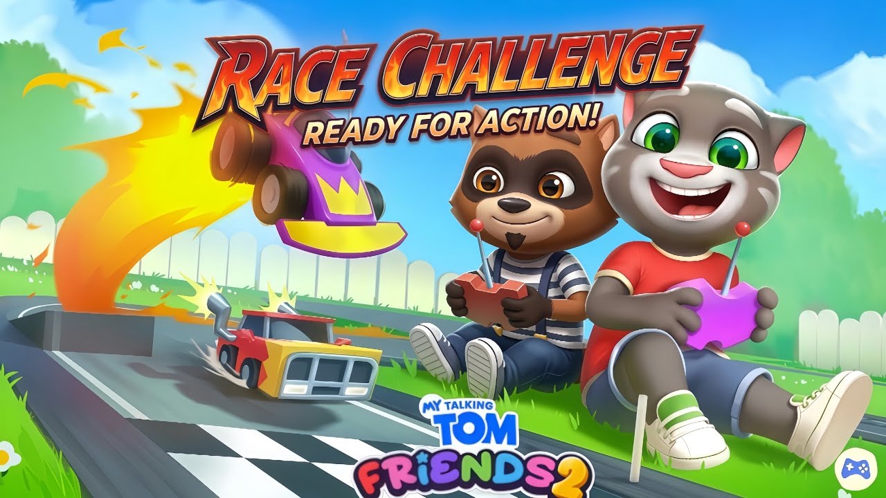 Epic Race Challenge! 🏎️ Tom vs Raccoons – Who Wins? | My Talking Tom Friends 2