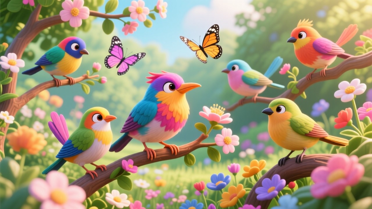 Chirya Boli Chu Chu Chu 🐦🎶 | Fun Kids Song | Playful Nursery Rhyme