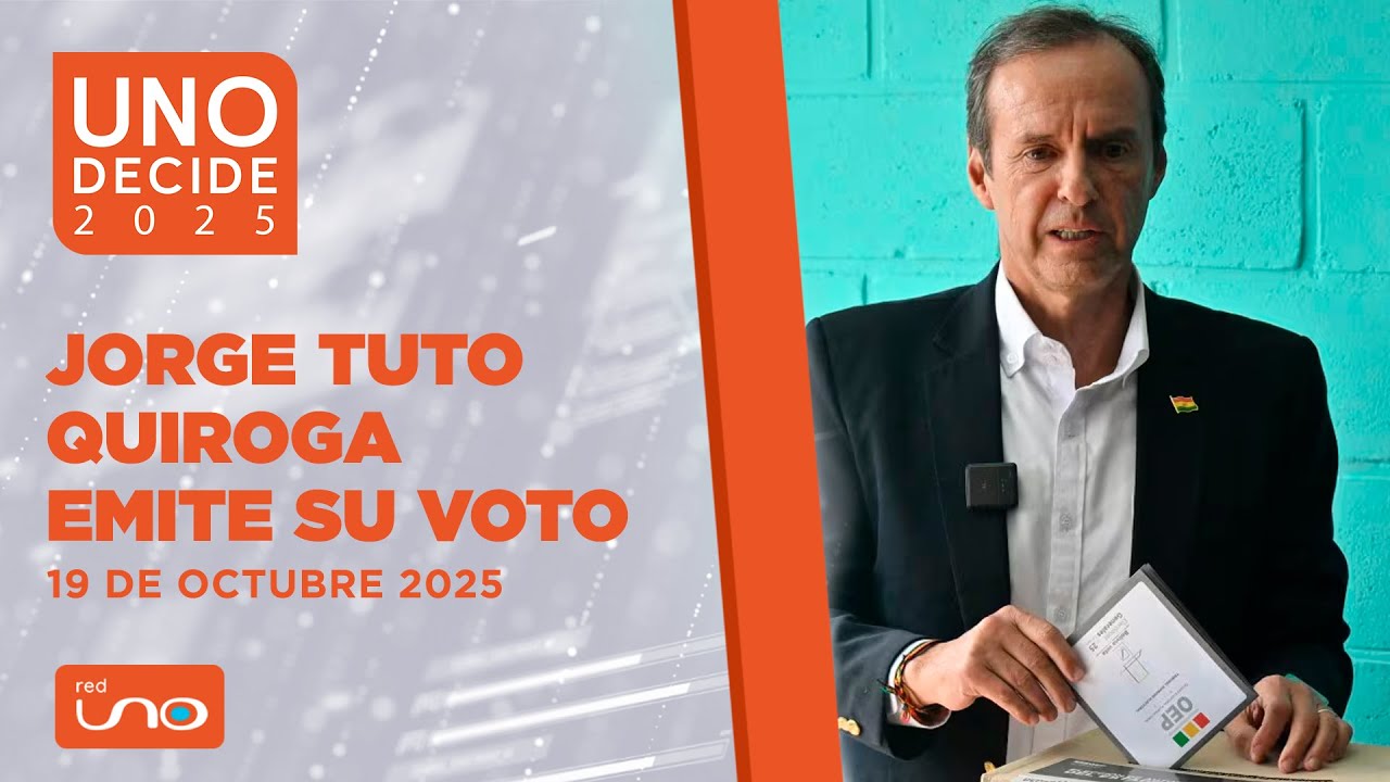 TUTO QUIROGA EMITIÓ SU VOTO