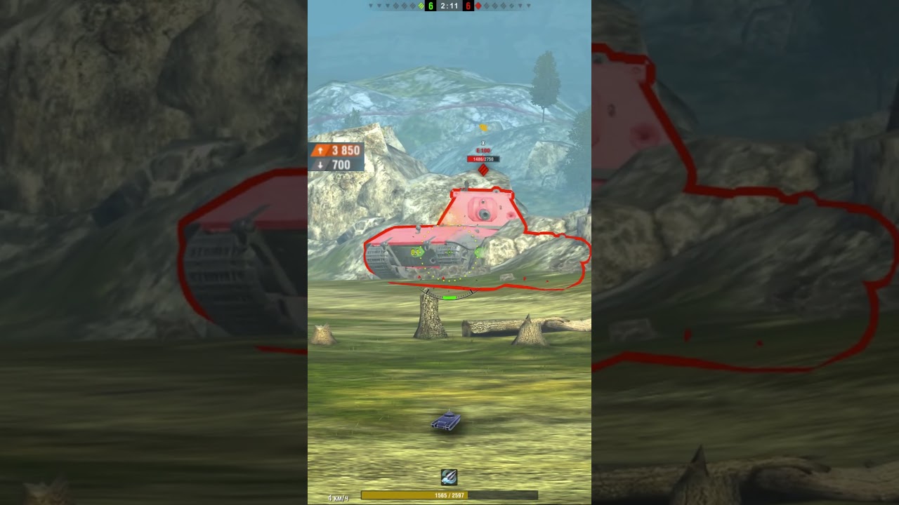 👉🔥 VK 90.01 (P)ИЗДАТЫЙ🔥👈 5803 урона ☠️ 1vs4 #shorts #VK 90.01 #wotblitz #tanksblitz #wot